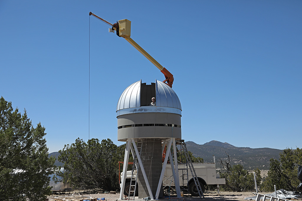 The dome is assembled.